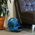 XPOWER Mighty 138W 600 CFM Mini Air Mover with Daisy Chain Outlets (P-80A-Blue)