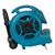XPOWER 1HP 3600 CFM 3 Speed Air Mover with Telescopic Handle and Wheels (P-830H-Blue)