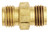 Milton S649 M. Hex Nipple, 1/4" NPS, 2/cd