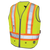 Detailed view of Tough Duck Poly Twill Deluxe Safety Vest with Reflective Material