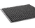 Crown Mats Needle-Rib 2'x3' Gray (NR 0023GY) shown in detail, emphasizing its durability and design.