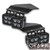 Oracle Lighting 2010-2014 Ford Raptor Fog Light Replacement Brackets + Lights Combo in white background, LED Lights, Replacement Brackets