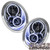 Detailed view of Oracle Lighting Mini Cooper/S Headlights, Front view of Oracle Lighting Mini Cooper/S Headlights, Side view of Oracle Lighting Mini Cooper/S Headlights, White variant of Oracle Lighting Mini Cooper/S Headlights, Blue variant of Oracle Lighting Mini Cooper/S Headlights, Purple variant of Oracle Lighting Mini Cooper/S Headlights, Oracle Lighting Mini Cooper/S Headlights w/RF Controller, Oracle Lighting Mini Cooper/S Headlights w/2.0 Controller, Oracle Lighting Mini Cooper/S Headlights w/No Controller, Oracle Lighting Mini Cooper/S Headlights w/BC1 Controller, Oracle Lighting Mini Cooper/S Headlights w/Simple Controller