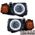 Front view of Oracle Lighting 2006-2010 Hummer H3 Pre-Assembled LED Halo Headlights, Oracle Lighting 2006-2010 Hummer H3 Pre-Assembled LED Halo Headlights in White, Oracle Lighting 2006-2010 Hummer H3 Pre-Assembled LED Halo Headlights, Oracle Lighting 2006-2010 Hummer H3 Pre-Assembled LED Halo Headlights in ColorSHIFT® - w/ RF Controller, Oracle Lighting 2006-2010 Hummer H3 Pre-Assembled LED Halo Headlights in ColorSHIFT® - w/ 2.0 Controller, Oracle Lighting 2006-2010 Hummer H3 Pre-Assembled LED Halo Headlights in ColorSHIFT® - w/ No Controller, Oracle Lighting 2006-2010 Hummer H3 Pre-Assembled LED Halo Headlights in ColorSHIFT® - w/ BC1 Controller, Oracle Lighting 2006-2010 Hummer H3 Pre-Assembled LED Halo Headlights in ColorSHIFT® - w/ Simple Controller, Detailed view of Oracle Lighting 2006-2010 Hummer H3 Pre-Assembled LED Halo Headlights, Back view of Oracle Lighting 2006-2010 Hummer H3 Pre-Assembled LED Halo Headlights
