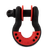 Body Armor 3/4 Inch Black D-Ring with Red Isolators (3203)