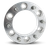 Front view of Mr. Lugnut Billet 6-Lug Wheel Spacer 6x139.7 to 6x139.7 1.50 Inch Thick (WA01-8383A)