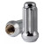 Detailed view of RHI Automotive 14x1.5 Closed End Long Spline 8 Lug 2.00" Chrome 32 Lugs 1 Key (8744LK8-C)