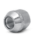 RHI Automotive 9/16" Open End Bulge Acorn (18 Point) 5 Lug 22mm/0.87" Zinc 16 Lugs, 4 Locks, 1 Key (8438K5-Z)