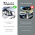 Master Tailgaters 10.5" OEM Rear View Mirror with 4.3" LCD Screen | Rearview Universal Fit Mount | Auto Adjusting Brightness LCD | Anti Glare | Full Original Mirror Replacement | Easy to Install (MR-43-A1)