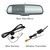 Master Tailgaters 10.5" OEM Rear View Mirror with 4.3" LCD Screen | Rearview Universal Fit Mount | Auto Adjusting Brightness LCD | Anti Glare | Full Original Mirror Replacement | Easy to Install (MR-43-A1)