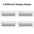 Master Tailgaters 8" OEM Frameless Rear View Mirror with 7" LCD Screen | Rearview Universal Fit Mount | 4 Video Inputs | Auto Adjusting Brightness LCD | Anti Glare | Full Original Mirror Replacement (MR-72-P1)