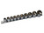 Eastwood 10pc - 1/2 Inch Drive SAE Shallow Socket Set in white background