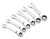 Eastwood 6pc Stubby SAE Ratcheting Wrench Set in white background, Eastwood 6pc Stubby SAE Ratcheting Wrench Set in packaging