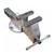 Front view of Yost Model SSV-0610N 6 Inch Stainless Steel Vise with Stationary Base