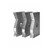 Front view of Yost Bench Vise Pipe Jaw Set - 3 Piece Set