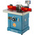 Front view of South Bend 3 HP Single-Phase Variable-Speed Spindle Shaper, Back view of Spindle Shaper, The control panel, Close-up of the spindle, The 3 HP motor