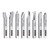 HHIP 1/2 X 4" 8 PIECE HIGH SPEED STEEL LATHE TURNING TOOL SET (2006-9028)