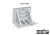 HHIP 3 X 2-1/2 X 2" WEBBED SLOTTED ANGLE PLATE (3402-0300)