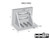 HHIP 4-1/2 X 3-1/2 X 3" WEBBED SLOTTED ANGLE PLATE (3402-0302)