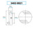 HHIP 6" STANDARD POLE ROUND MAGNETIC CHUCK (3402-0821)