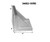 HHIP 6 X 6 X 6" GROUND ANGLE PLATE WEBBED END (3402-1056)
