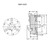 VERTEX 4" 3-JAW FRONT MOUNT LATHE CHUCK  2 SETS OF JAWS (3800-5820)
