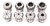 HHIP #40-10 PIECE ER-40 SPRING COLLET CHUCK SET (3900-0538)