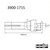 HHIP 1-1/2" R8 SHELL END MILL HOLDER (3900-1715)