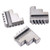 HHIP 3 PIECE STEEL INTERNAL HARD JAW SET FOR 4" 3-JAW K11 100 LATHE CHUCK (3900-4742)