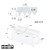 TAIKI 15" 3 Piece 1.5mm x 60�� 25.5mm Aluminum Soft Jaw (3900-4776)
