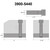 HHIP KDK-150 STYLE T-NUT BLANK 3/4  X 2-1/2 X 3 WITH SCREW 5/8-18 X 55MM (3900-5440)