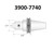 PRO-SERIES PRO-SERIES 5/8 CAT 40 V-FLANGE END MILL HOLDER 3" GAGE DEPTH (3900-7740)