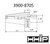 HHIP BT40 V-FLANGE TO MT2 DRILL CHUCK ARBOR (3900-8705)