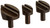 HHIP 3 PIECE 3/4" SHANK FLY CUTTER SET 5/16-5/16-5/16" CAPACITY (4002-0002)