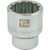 Dynamic Tools 1-13/16" X 1" Drive, 12 Point Standard Length, Chrome Socket (D099456) Main Image