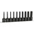Dynamic Tools 1/2" Drive 10 Piece Torx Head Bit Impact Socket Set (D018101)