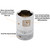 Dynamic Tools 1/2" Drive 6 Point SAE, 1-1/8" Standard Length, Chrome Finish Socket (D016336)