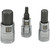 Dynamic Tools 1/2" Drive Metric Hex Head, 12mm Bit Standard Length, Chrome Finish Socket (D013012)