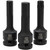 Dynamic Tools 1/2" Drive SAE Hex Head, 1/2", Bit Impact Socket (D014616)