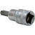 Dynamic Tools 1/2" Drive Torx® Head, T25 Bit Regular Length, Chrome Finish Socket (D013325)