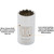 Dynamic Tools 1/4" Drive 12 Point Metric, 8mm Standard Length, Chrome Finish Socket (D003108)