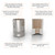 Dynamic Tools 3/8" Drive 12 Point SAE, 7/8" Standard Length, Chrome Finish Socket (D009428)