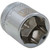 Dynamic Tools 3/8" Drive 6 Point SAE, 11/16" Standard Length, Chrome Finish Socket (D008322)