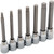 Dynamic Tools 3/8" Drive 7 Piece Metric, Long Hex Socket Set, 4mm - 10mm (D010017) Main Image