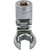 Dynamic Tools 3/8" Drive SAE 5/8" Flex Head, Crow Foot Flare Nut Socket, Chrome Finish (D008650) Main Image