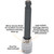Dynamic Tools 3/8" Drive SAE Hex Head, 3/16" Long Ball Nose, Chrome Finish Socket (D006954)