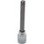 Dynamic Tools 3/8" Drive Torx® Head, T15 Long Bit, Chrome Finish Socket (D006715) Main Image