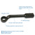 Gray Tools 1-3/16" Striking Face Box Wrench, 45 Degree Offset Head (66838)