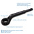 Gray Tools 1-5/8" Strike-free Leverage Wrench, 45 Degree Offset Head (66652)