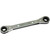 Gray Tools 11mm X 12mm 6 Point, Flat Ratcheting Box Wrench, Mirror Chrome Finish (MRB1112) Main Image